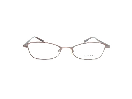 XKSO Light Copper Brown Cat Eye Frames / Clear Demo Lenses Eyeglasses