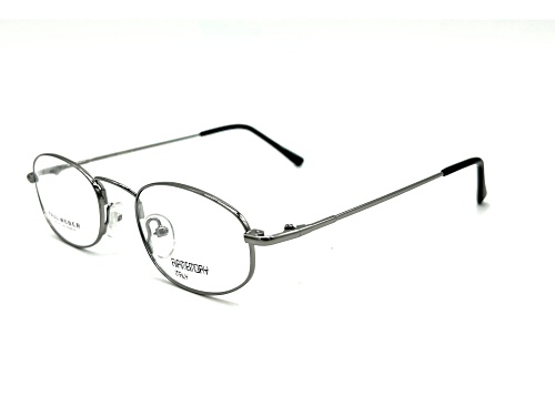 Paul Weber Silver Round Flexible Frames / Clear Demo Lenses Eyeglasses