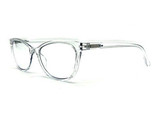 Universal Thread Transparent Clear Cat Eye Blue Light Filtering Eyeglasses