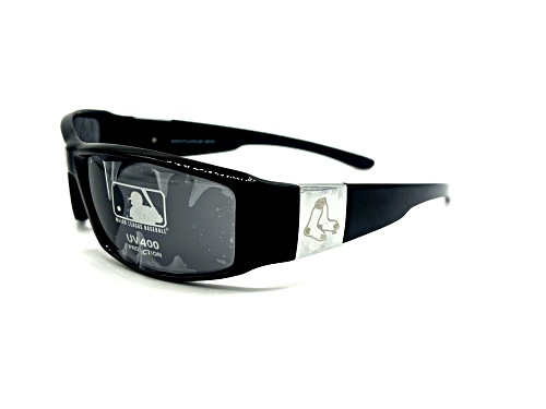 MLB Chrome Wrap Boston Red Socks Black Frame / Gray Lenses Sunglasses