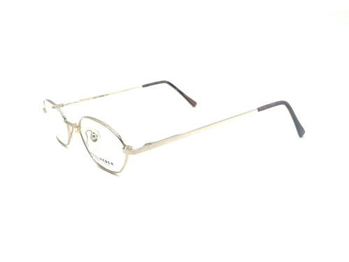 Paul Weber Gold Cat Eye Frame/ Clear Demo Lenses Eyeglasses