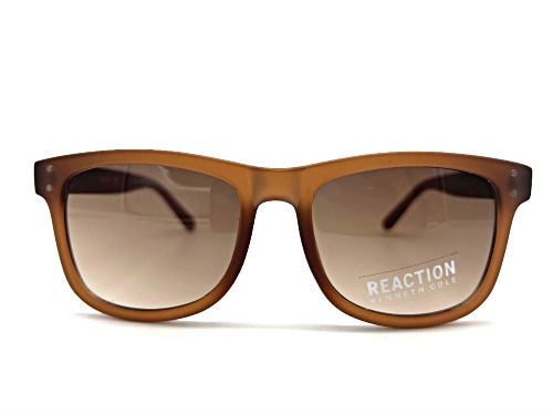Kenneth Cole Men's Brown Square Frame / Brown Gradient Lenses Sunglasses