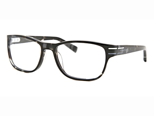 Tag Heuer Gray Tortoise Cat Eye Frame / Clear Demo Lenses Eyeglasses