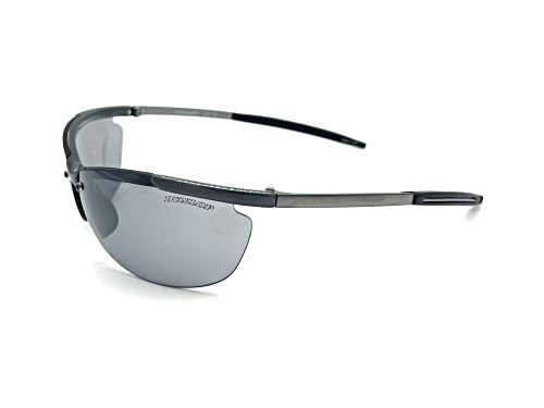 Dunlop DUS99 Gray Oval Wrap Frame / Gray CAT 2 Mirrored Lenses Sunglasses