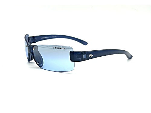 Dunlop Sport DUS113 Black Rimless Wrap Around Frame / Blue CAT 1 Lenses Sunglasses