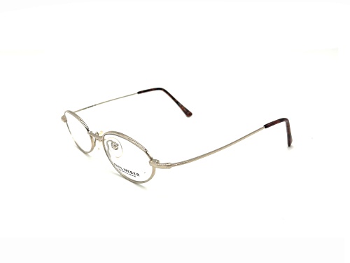 Paul Weber Gold Tone Oval Frame / Clear Demo Lenses Eyeglasses