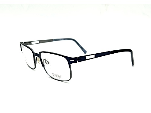 Skaga Matte Black Rectangle Frame / Clear Demo Lenses Eyeglasses