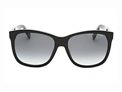 Marc Jacobs Women's 337/S-0807 00 Black Square Frame / Gray Lenses Sunglasses