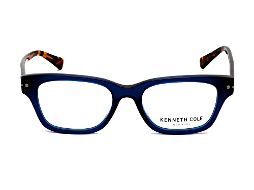 Kenneth Cole Shiny Blue Demo Lenses Eyeglasses Frames