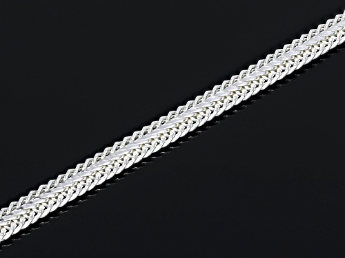Sterling Silver 4mm Diamond-Cut Infinity Link Bracelet - Size 7.5