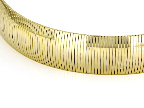 Argento Oro™ 18k Yellow Gold Over Sterling Silver 18mm Cleopatra Bracelet - Size 8