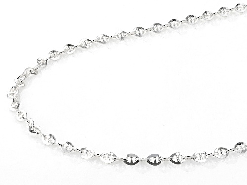 Sterling Silver 2.5mm Mariner 18 Inch Chain - Size 18