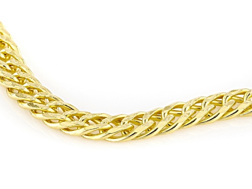 18k Yellow Gold Over Sterling Silver Designer Link 20 Inch Chain - Size 20