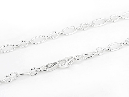 Sterling Silver 3+1 Rolo 20 Inch Chain - Size 20