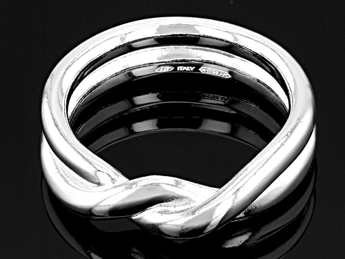 Sterling Silver Twisted Rope Ring - Size 7