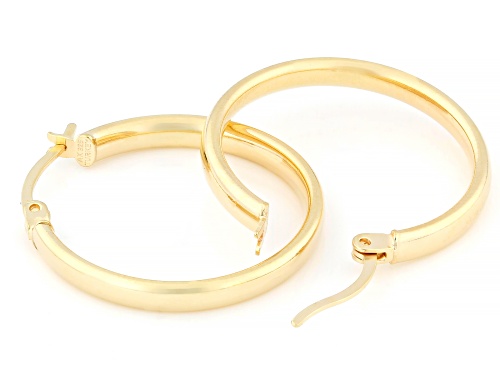 18k Yellow Gold Over Sterling Silver 3mm, 1