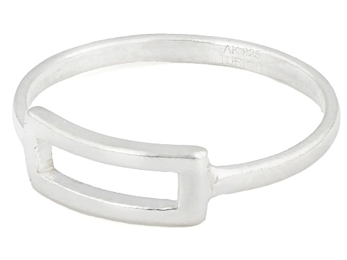 Sterling Silver Buckle Ring - Size 6