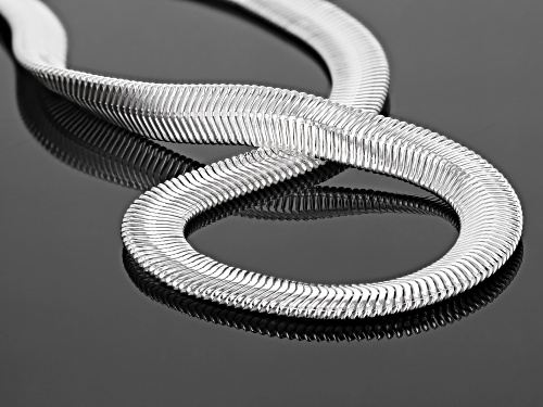 Sterling Silver 9.8mm Cashmere Snake Necklace 18 Inches - Size 18