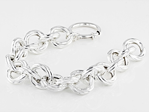 Sterling Silver Rolo Bracelet - Size 8.5