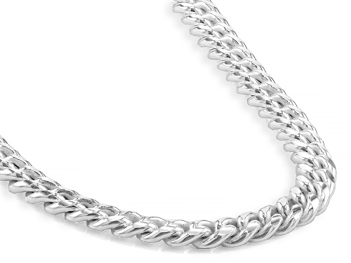 Sterling Silver Cuban Link 6mm 20 Inch Chain - Size 20