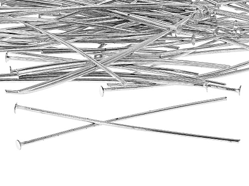 Ball Headpins in Silver Tone appx 1.5