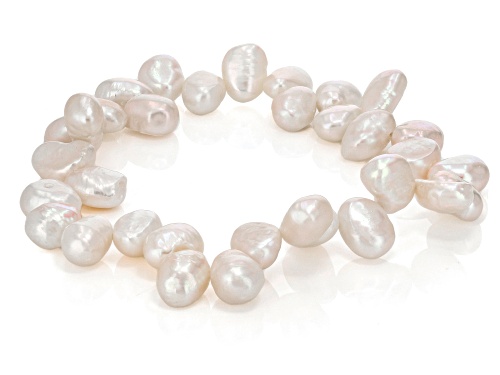 7mm Peach Cultured Freshwater Pearl Stretch Bracelet