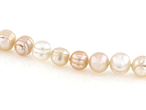9mm Multi-Color Cultured Freshwater Pearl 80 Inch Endless Strand Necklace - Size 80