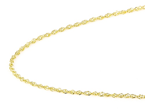 Splendido Oro™ 14K Yellow Gold Diamond-Cut Singapore Chain - Size 24