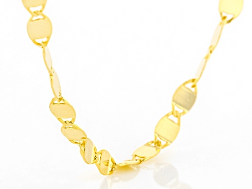 10K Yellow Gold 2MM Mirror 18 Inch Chain - Size 18