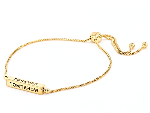 10k Yellow Gold Longevity Bolo Bracelet - Size 10