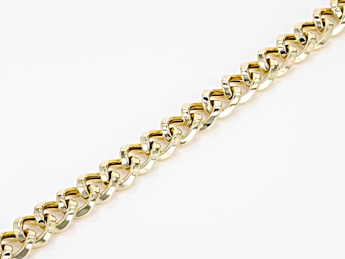 10k Yellow Gold 5.8mm Curb Link Bracelet - Size 7.5