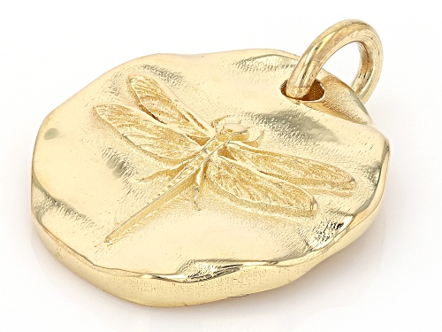 10k Yellow Gold Dragonfly Pendant