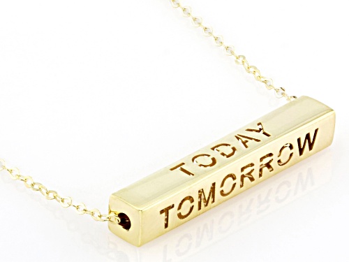 10k Yellow Gold Longevity 18 Inch Necklace - Size 18