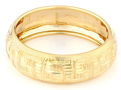 Splendido Italian Jewelry™ 10k Yellow Gold Greek Key Band Ring - Size 8