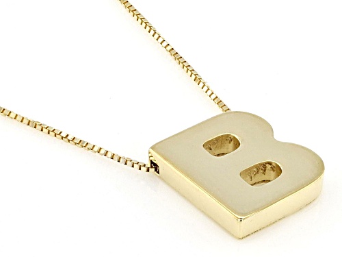 Splendido Italian Jewelry™ 10k Yellow Gold Block Letter 