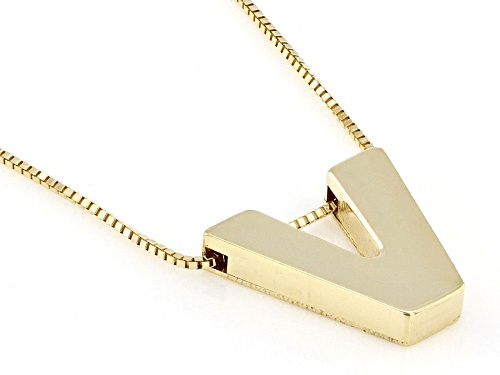 Splendido Italian Jewelry™ 10k Yellow Gold Block Letter 