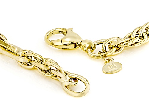 Splendido Italian Jewelry™ 10k Yellow Gold 5mm Figarope Bracelet - Size 7.5