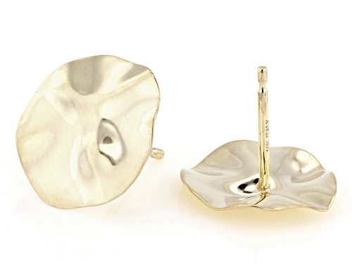 Splendido Italian Jewelry™ 10k Yellow Gold Round Liquid Gold Earrings