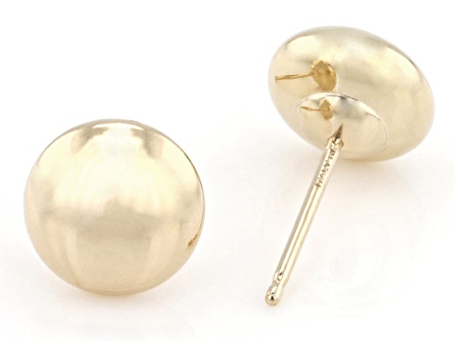 14k Yellow Gold 6mm Ball Stud Earrings