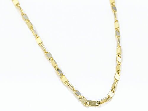 10K Yellow Gold 1.1MM Cable Chain Necklace 20 Inch - Size 20