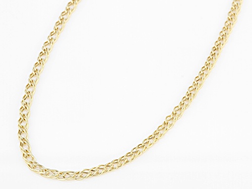 10K Yellow Gold 2.8MM Diamond-Cut Double Curb Chain - Size 18