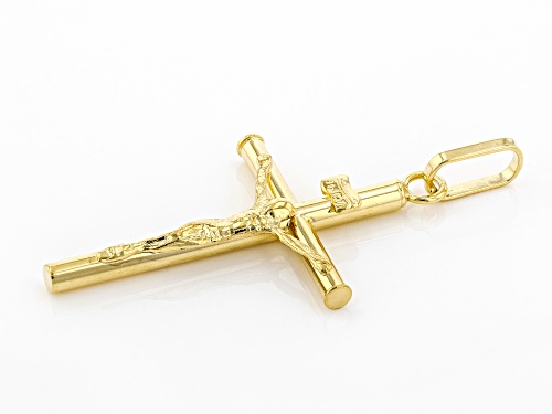 10K Yellow Gold Crucifix Pendant