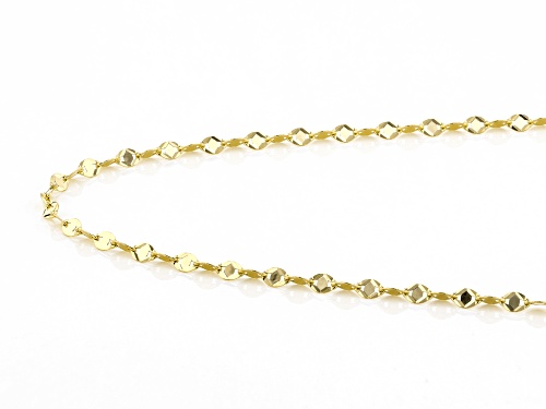 10K Yellow Gold Valentino Star Necklace 24