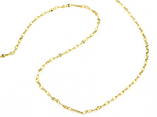 10k Yellow Gold 1.5mm Designer Lumina Link Necklace 24 Inches - Size 24