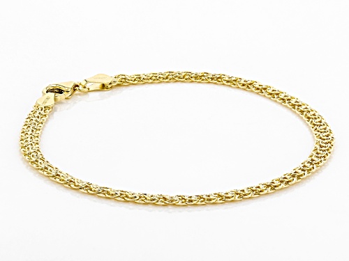 10k Yellow Gold Phoenix Bracelet - Size 7.25