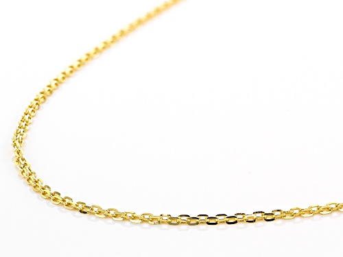 10K Yellow Gold 1.90MM Bismark Chain Necklace 20 Inch - Size 20