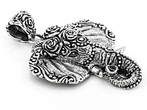 Artisan Collection of Bali™ Sterling Silver Textured Elephant Head Pendant