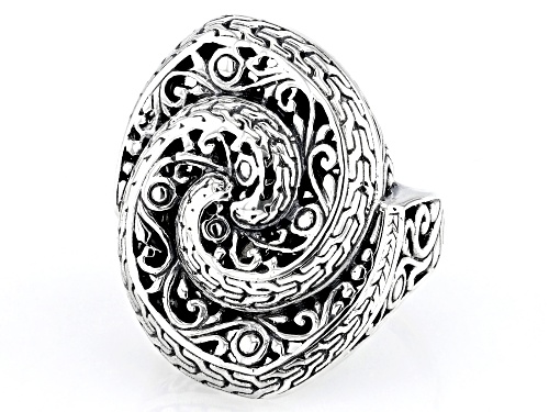 Artisan Collection of Bali™ Sterling Silver Swirl Textured Ring - Size 6