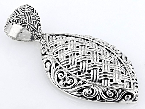 Artisan Collection of Bali™ Sterling Silver Woven Textured Pendant