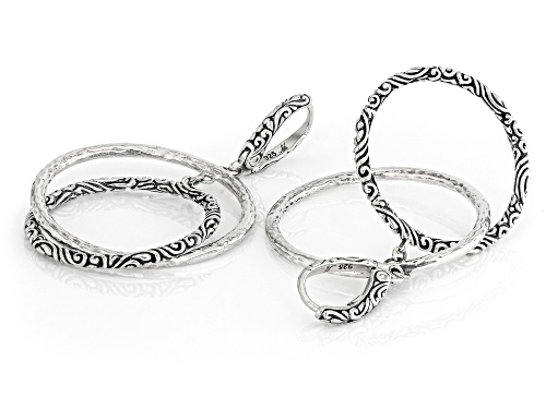 Artisan Collection of Bali™ Sterling Silver Circle Open Design Earrings
